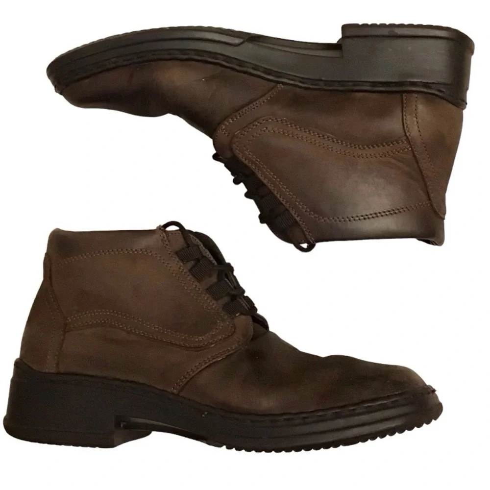 Josef Seidel 8.5 (41) Ankle Boots Men’s Leather Lace Up Brown Comfort Shoes